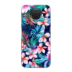 Чехол с принтом «Красочные цветы» для Nokia G20