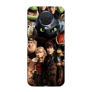 Чохол як приборкати дракона на Nokia G20 (Персонажі дракона)