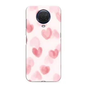 Чехол с розовым рисунком для Nokia G20