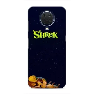 Чохол з мультфільмом Шрек на Nokia G20 (Відпочиваючий Шрек)
