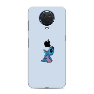 Чохол з принтом Стіч на Nokia G20 (Stitch apple)