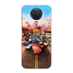 Силіконовий чохол Маквін для Nokia G20 (Тачки на трасі)
