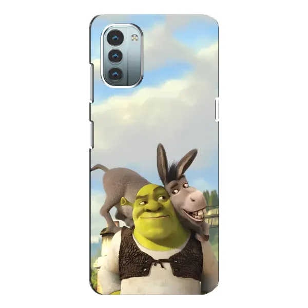 Чохол з принтом «Шрек та Осел» для Nokia G21 Чохол з принтом «Шрек та Осел» для Nokia G21