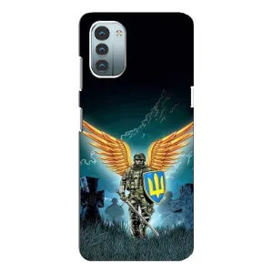 Чехлы с картинкой ЗСУ для Nokia G21 (AlphaPrint) (Солдат ЗСУ)