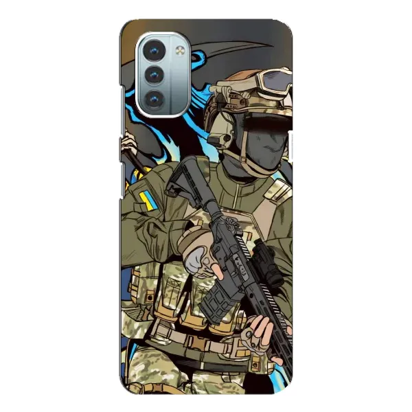 Чохол з принтом «Воїн ЗСУ» для Nokia G21 Чохол з принтом «Воїн ЗСУ» для Nokia G21