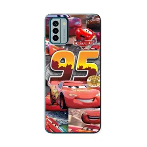 Силіконовий чохол Маквін для Nokia G22 (Колаж Блискавка Маквін)