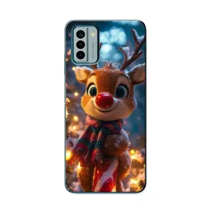 Чехол с принтом «Олень с шарфом» для Nokia G22