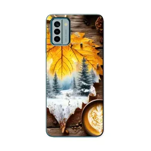Чехол с принтом «Осенне-зимний кофе» для Nokia G22