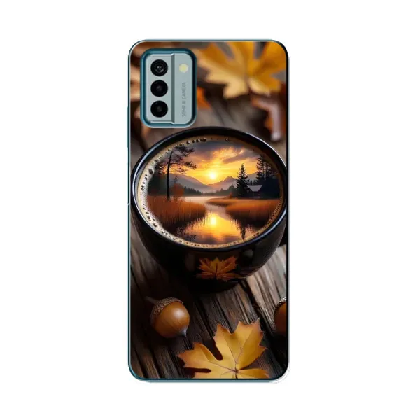 Чехол с принтом «Темный кофе» для Nokia G22