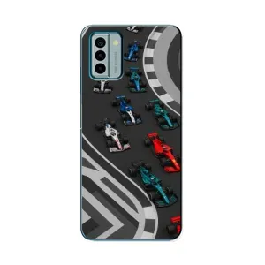 Чехол с принтом «Трасса Ф1» для Nokia G22
