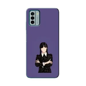 Чохли Венсдей на Nokia G22 Уенсдей (AlphaPrint) (Венздей у чорному)