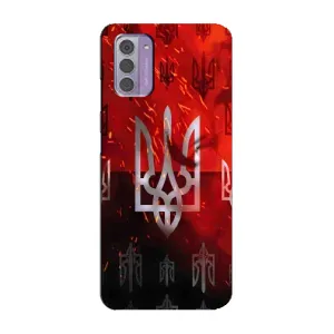 Украинские Чехлы для Nokia G42 с картинкой УПА (AlphaPrint) (ГЕРБ УПА)