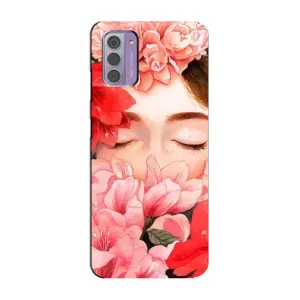 Чехлы (ART) Цветы на Nokia G42 (VPrint) (Очі в квітах)
