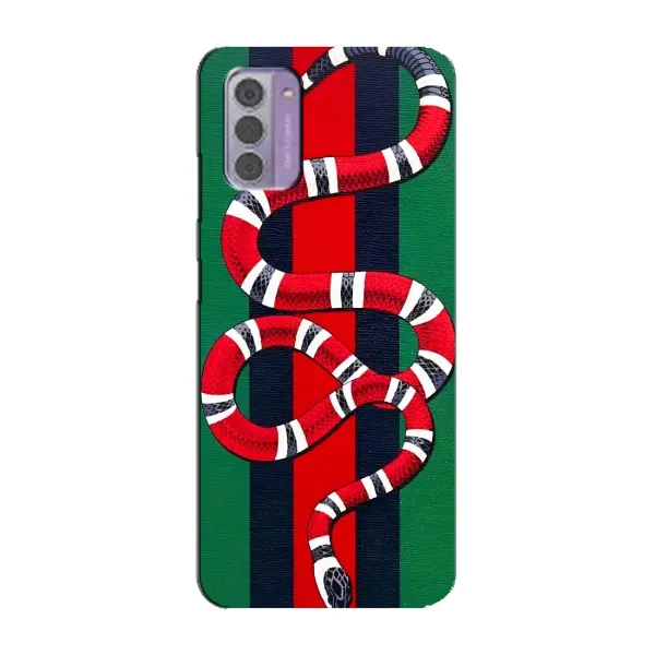 Чехол с принтом «Gucci змия» для Nokia G42 Чехол с принтом «Gucci змия» для Nokia G42