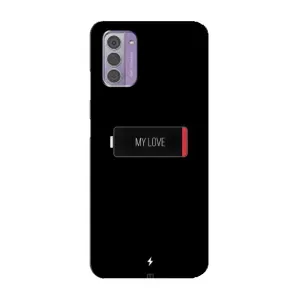 Чехлы для любимой на Нокиа G42 (VPrint) (Love battery)