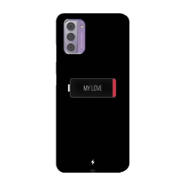 Чехол с принтом «Love battery» для Nokia G42