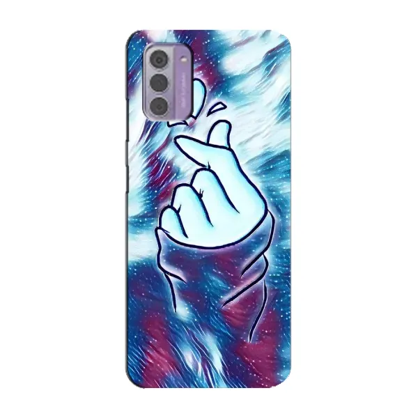Чохол з принтом «Радужне серце» для Nokia G42 Чохол з принтом «Радужне серце» для Nokia G42
