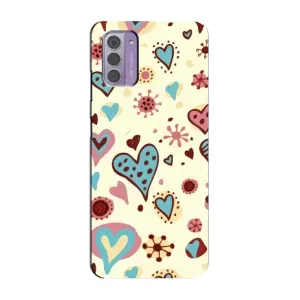 Чехлы для любимой на Нокиа G42 (VPrint) (Сердечки)