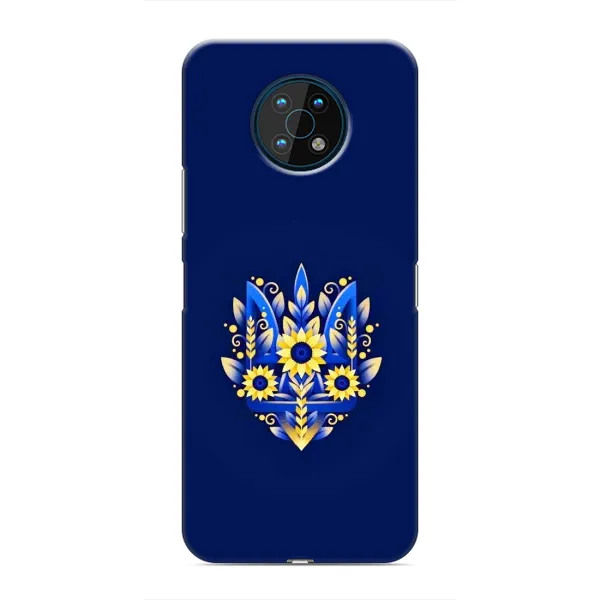 Чехол с принтом «Цветочный Герб» для Nokia G50
