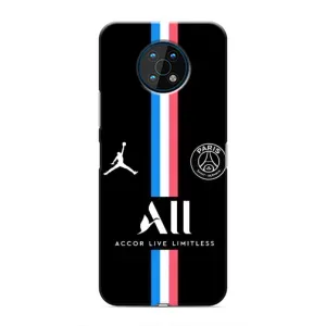 Чохли PSG для Nokia G50 (AlphaPrint) (футболка ПСЖ)