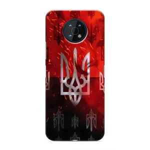 Украинские Чехлы для Nokia G50 с картинкой УПА (AlphaPrint) (ГЕРБ УПА)