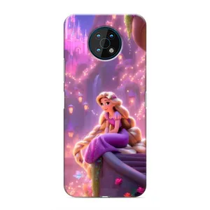 Чехол с принтом «Рапунцель в замке» для Nokia G50