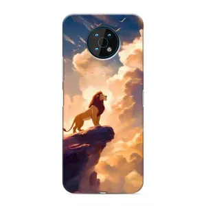 Чехол с принтом «Симба на скале» для Nokia G50