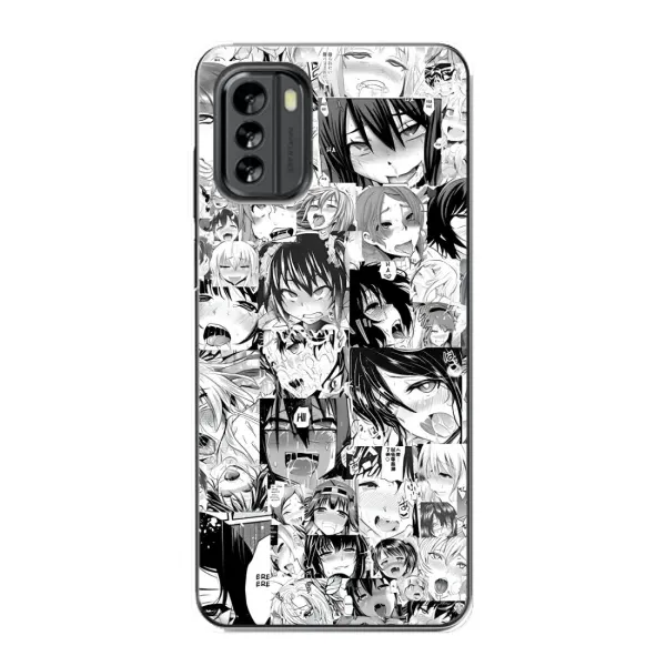 Чехол с принтом «Ahegao manga» для Nokia G60 Чехол с принтом «Ahegao manga» для Nokia G60