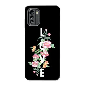 Чехлы для любимой на Nokia G60 (VPrint) (Квіти LOVE)
