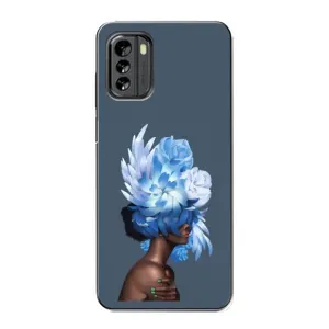 Чехлы (ART) Цветы на Nokia G60 (VPrint) (Квіти на голові)