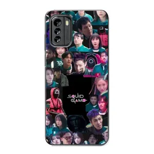 Чохол Гра в кальмара для Nokia G60 (Колаж Гра кальмара)