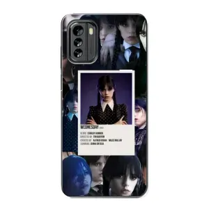 Чохли Венсдей на Nokia G60 Уенсдей (AlphaPrint) (колаж Венздей)
