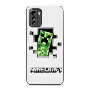 Чохол Майнкрафт на Nokia G60 (AlphaPrint) Minecraft (кріпер Майнкрафт)