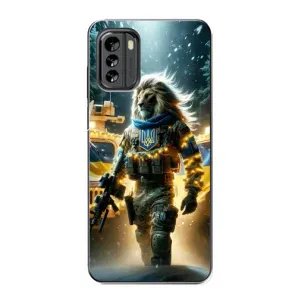 Українські, патріотичні Чохли для Nokia G60 (ЛЕВ ЗСУ)