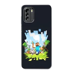 Чохол Майнкрафт на Nokia G60 (AlphaPrint) Minecraft (персонажі Minecraft)