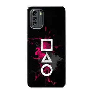 Чохол Гра в кальмара для Nokia G60 (Символи Гра кальмара)