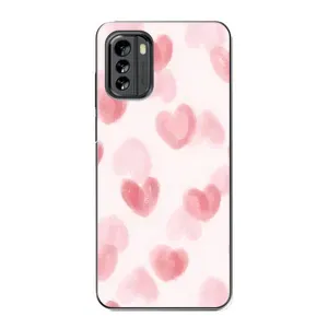 Чехол с розовым рисунком для Nokia G60