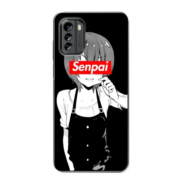 Чехол с принтом «Senpai» для Nokia G60 Чехол с принтом «Senpai» для Nokia G60