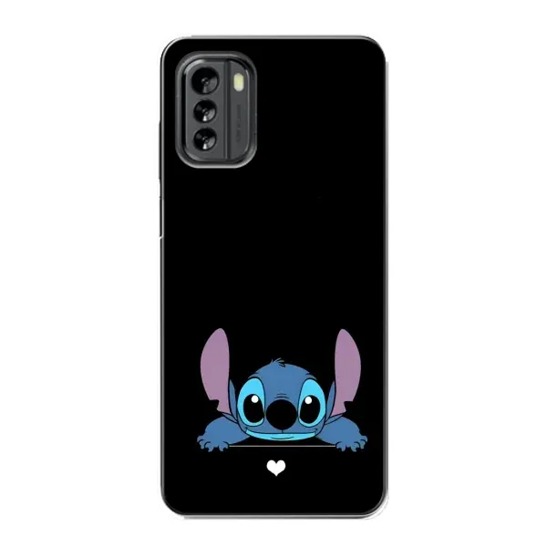 Чохол з принтом «Стіч на чорному» для Nokia G60