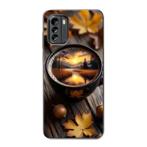 Чехол с принтом «Темный кофе» для Nokia G60
