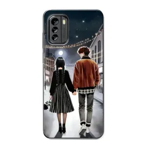 Чохол з дизайном Венздей 2 на Nokia G60 (Венздей та Тайлер)