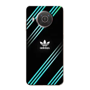 Чехол с принтом «Адидас с полосами» для Nokia X10