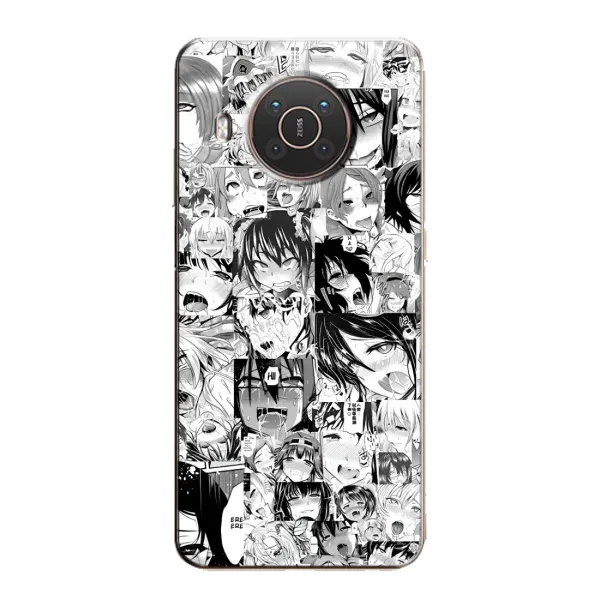 Чехол с принтом «Ahegao manga» для Nokia X10