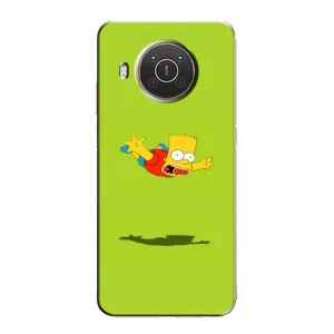 Чjхол з Сімпсонами для Nokia X10 (VPrint) (Барт Сімпсон)