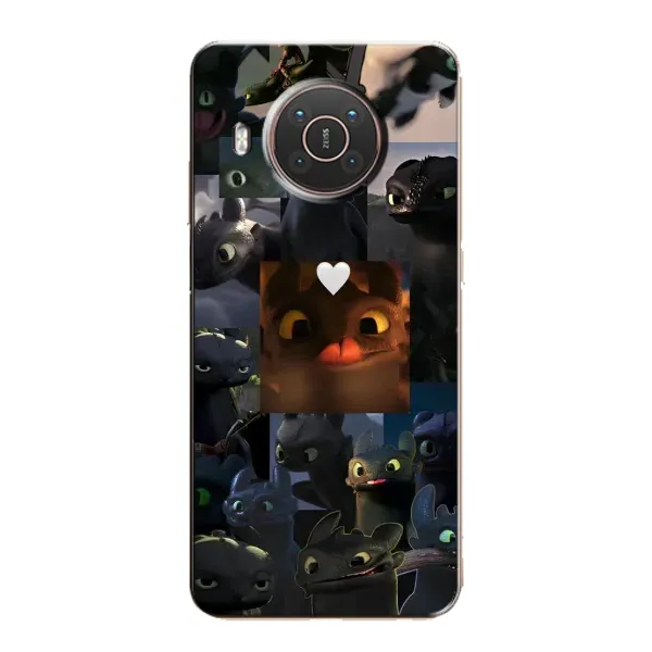 Чохол з принтом «Дракон колаж» для Nokia X10