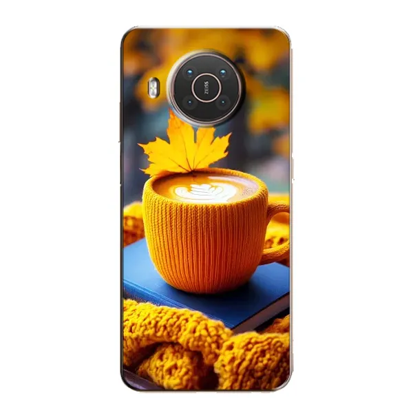 Чехол с принтом «Кофе на желтом пледе» для Nokia X10 Чехол с принтом «Кофе на желтом пледе» для Nokia X10