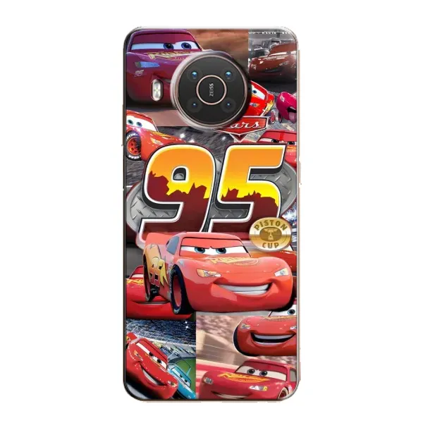 Чохол з принтом «Колаж Блискавка Маквін» для Nokia X10