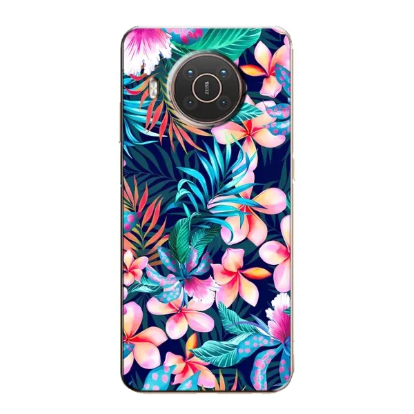Чехол с принтом «Красочные цветы» для Nokia X10 Чехол с принтом «Красочные цветы» для Nokia X10