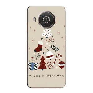 Рождественские Чехлы для Nokia X10 (VPrint)