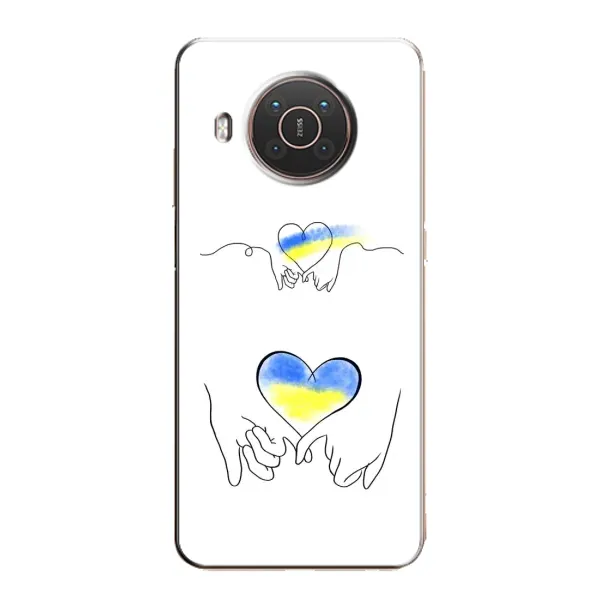 Чехол с принтом «Мир Украине» для Nokia X10 Чехол с принтом «Мир Украине» для Nokia X10